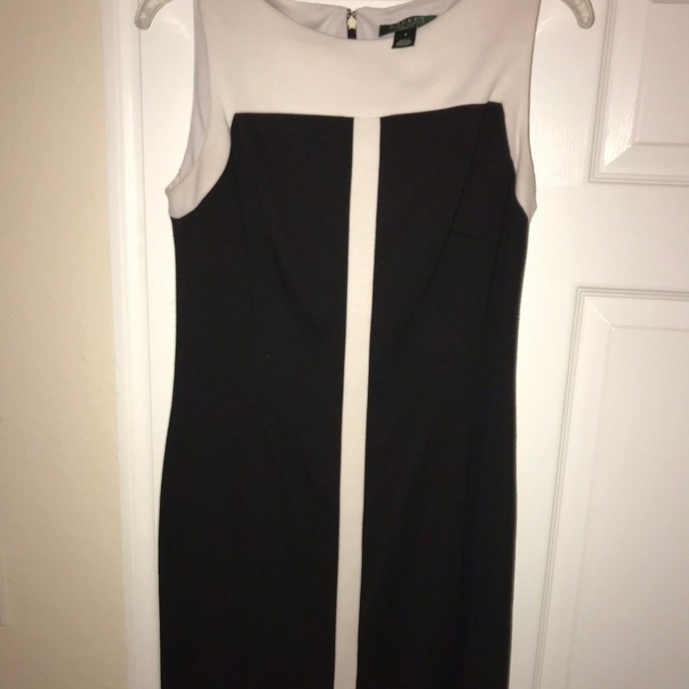Black and white Ralph Lauren dress